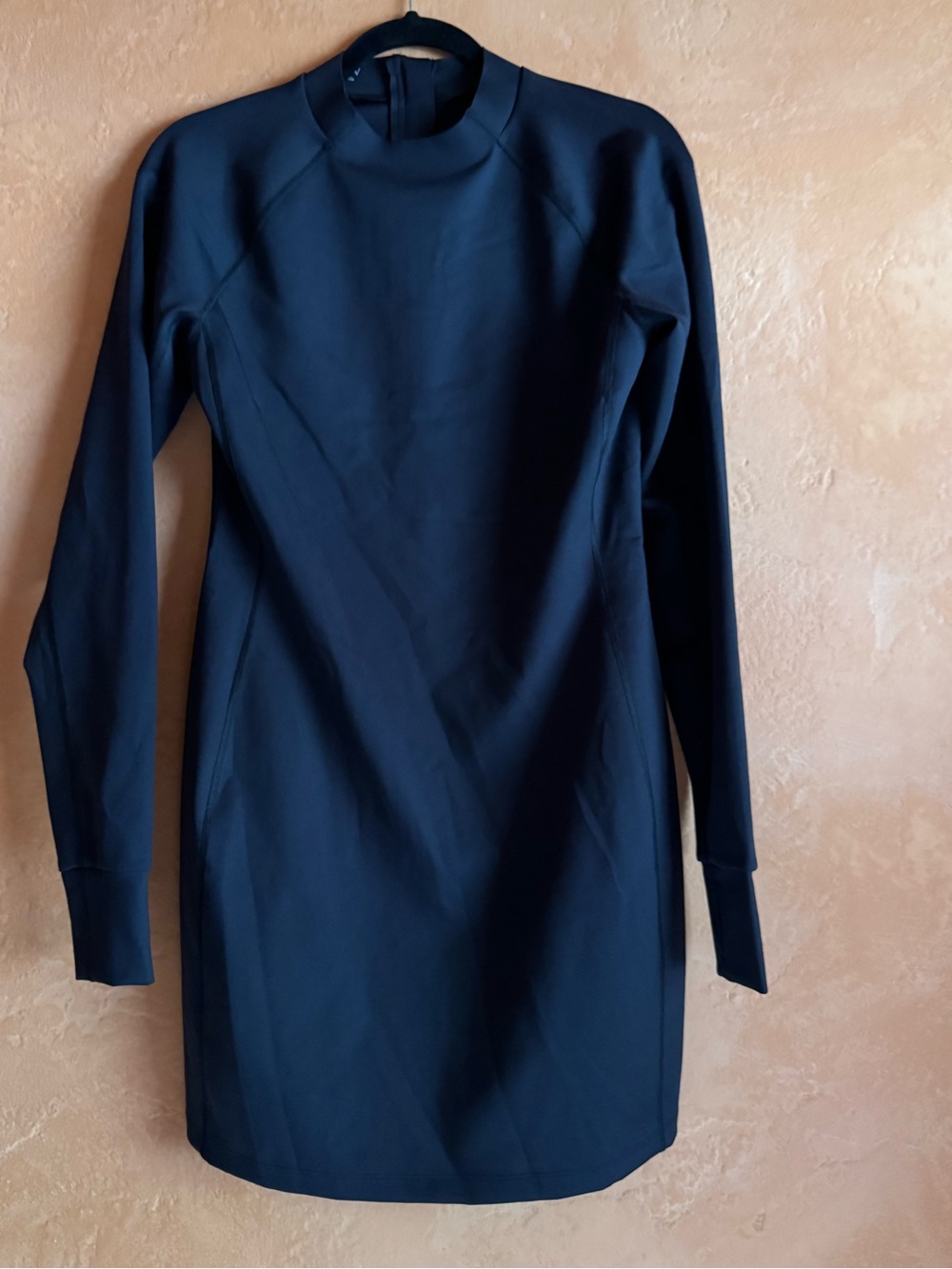 Greyson Nova Mock Neck Long Sleeve Performance Dress Black Size M NWT